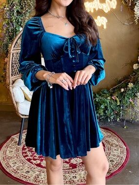 Blu Pepper | Dresses | New Blu Pepper Hot Pink Barbie Velvet Mini Dress  Nordstrom No Belt Womens Small | Poshmark